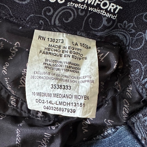 Lee Comfort Fit Barely Bootcut Size 10 M Women's Jeans NWT - Picture 11 of 13